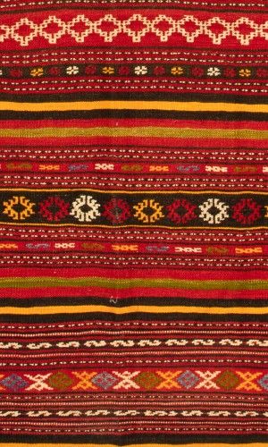 Handmade Rug In Wool Kilim RAZAVI KHORASAN/MASHHAD (282×151 cm)