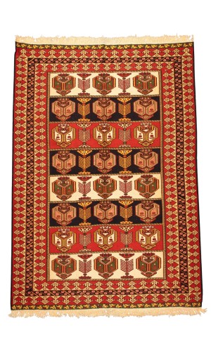 Handmade Rug In Wool Kilim RAZAVI KHORASAN/QUCHAN (190×135 cm)