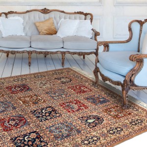 Handmade Fine Wool persian Rug Seirafian Brand Isfahan | 213×133 cm | Panel design