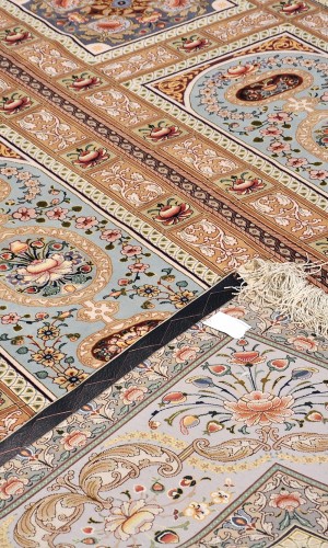  Handmade FineWool Persian Rug Isfahan | 308×206 cm | Mix of Design