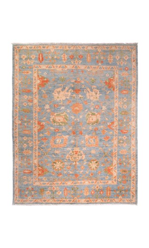 Handmade Wool Sultanabad Blue Persian Rug | Persian Area rug