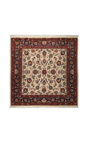 Design of Persian Oriental Rug With Cream Color