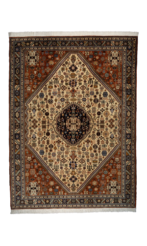 Handmade Wool Rug In Abadeh/Fars | 224×163 cm 