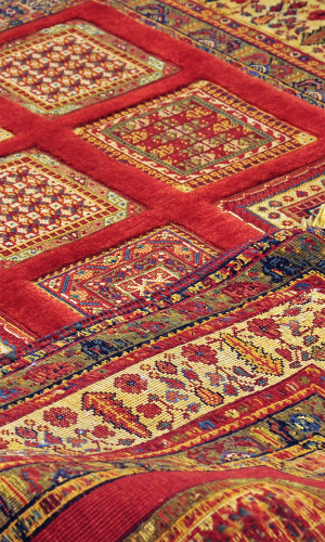 Handmade Rug in Wool Mashhad (146×110 cm)