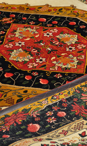 Handmade Rug In Wool & Cream Color Chaharmahal And Bakhtiari (327×215 cm)