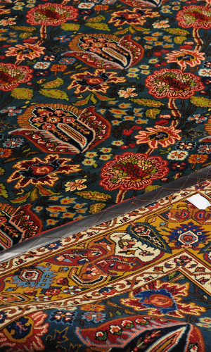 Handmade Rug in Wool & Green color Chaharmahal And Bakhtiari (311×216 cm)
