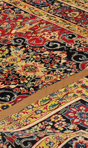Handmade Rug in Wool & Red color Razavi Khorasan (196×135 cm)